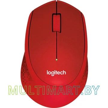 Мышь Logitech M330 Silent Plus (красный)